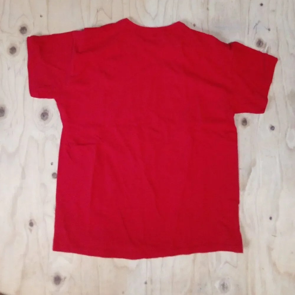 Vintage Russell Athletic Blank T-Shirt Red